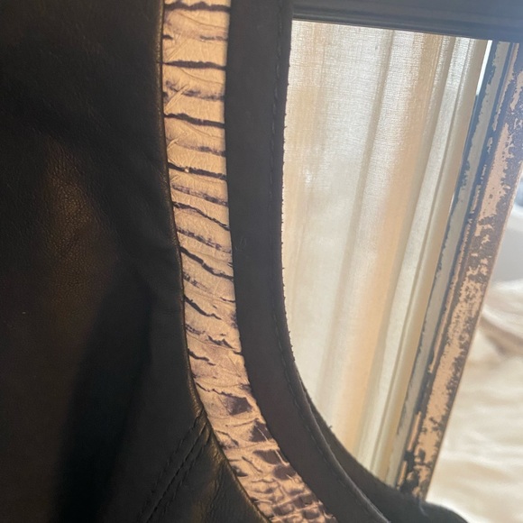 Helmut Lang Leather Top - Picture 2 of 4